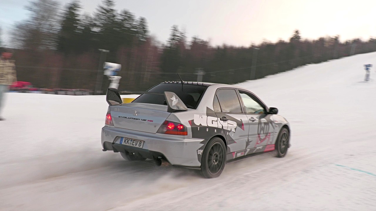 450HP Mitsubishi Lancer Evo 8 MR + 480HP Lancer EVO 6 FULL SEND!! ICE King Battle 2026 - RD48