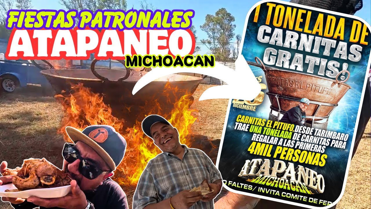 ¡REGALAN CARNITAS A 6,000 PERSONAS! 😱La Mejor Fiesta De Michoacan?