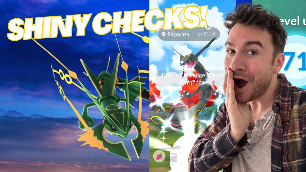 Mega Rayquaza Shiny Checks!