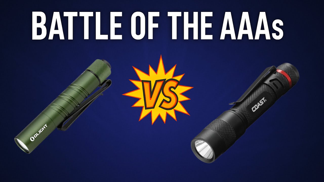 Какой фонарик типа ААА выбрать? Olight против Coast 🔦🤔