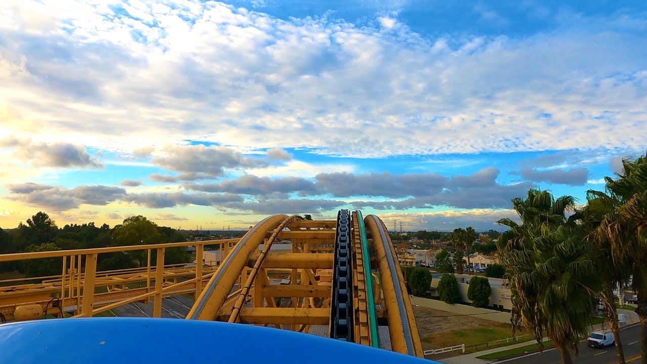 Coast Rider Knott's Berry Farm Roller Coaster 4K