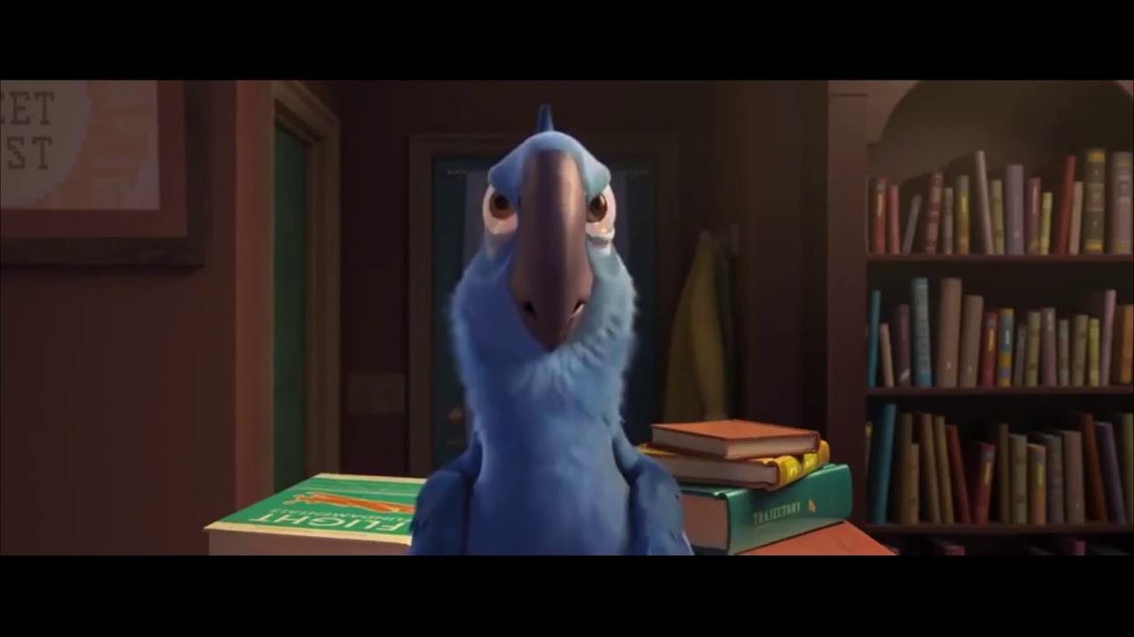 Rio (2011) - Blu's first attempt to fly