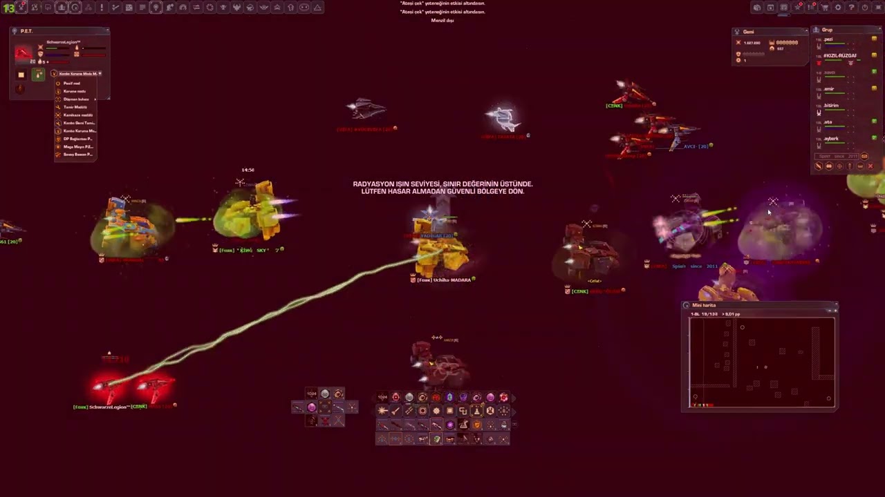 DarkOrbit TR1-5 ❌ DeLi Eren FARK & CENK VS [ CSRT-VEFA-PARS-JEDİ-İNFZ ] ❌