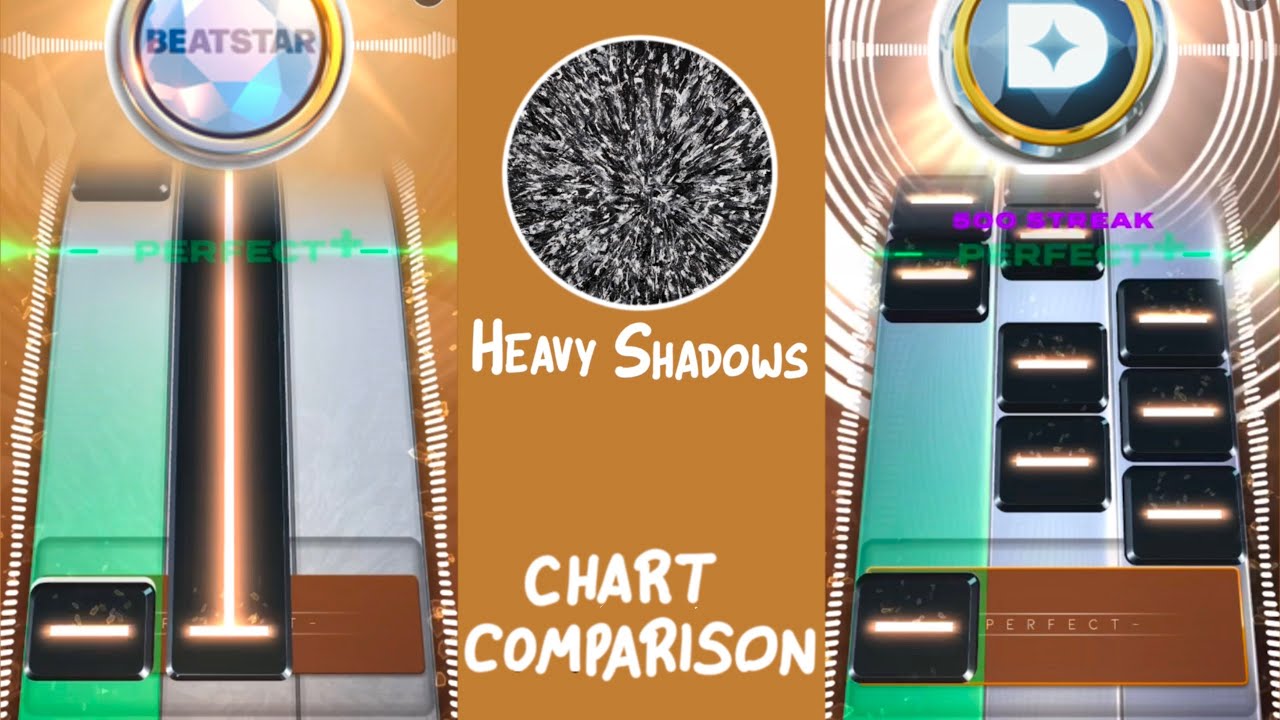 [Beatstar] Heavy Shadows - Aphyxion, IMMERSE // Chart Comparison (Standard and Deluxe)