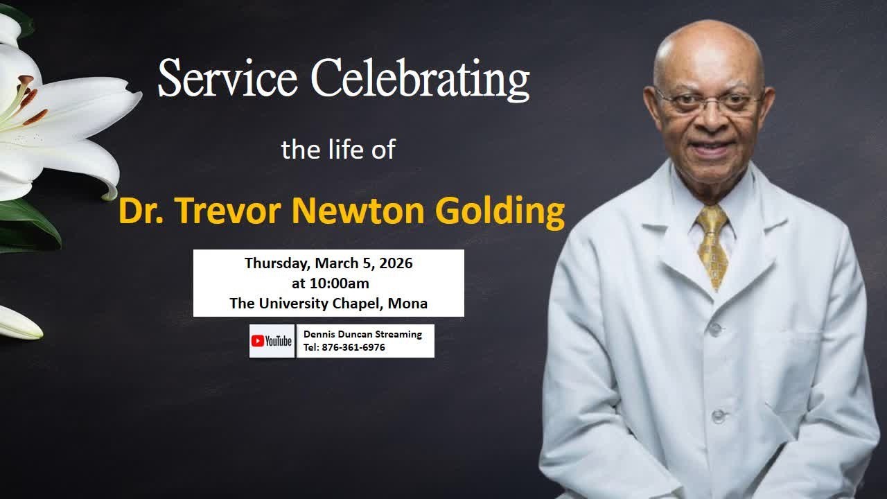 Service Celebrating the Life of Dr.Trevor Newton Golding