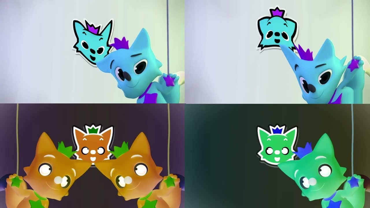 PinkFong Japan Intro Logo Effects Sponsored By Klasky Csupo 2001 Effects x4 | Inverted