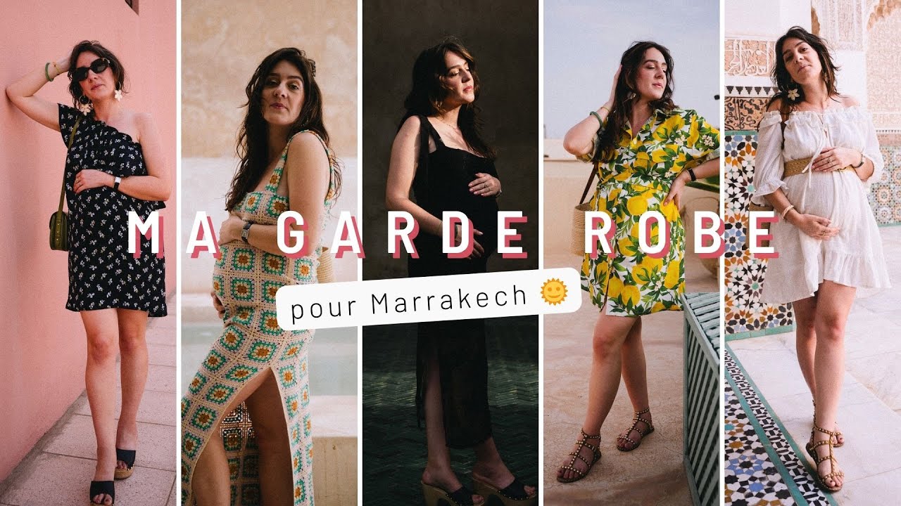 J'ai cousu ma garde robe de grossesse pour Marrakech 🌞