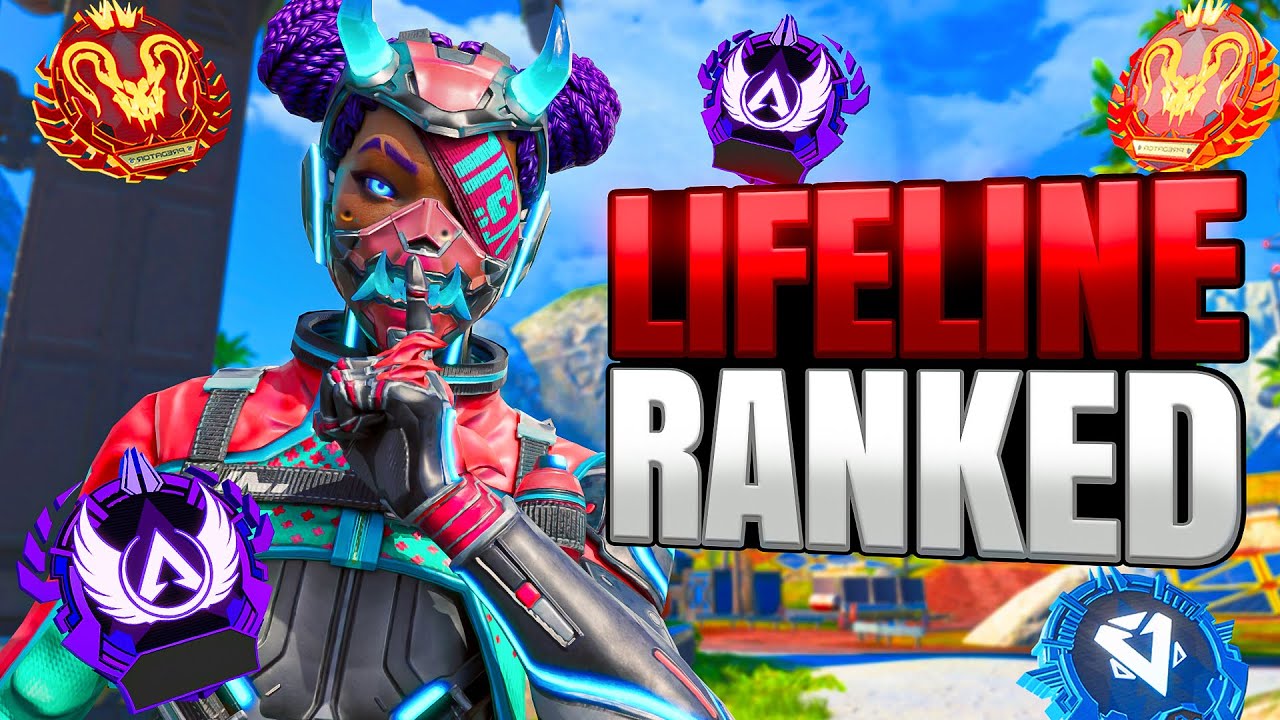 High Level Lifeline Ranked Gameplay - Apex Legends (No Commentary)