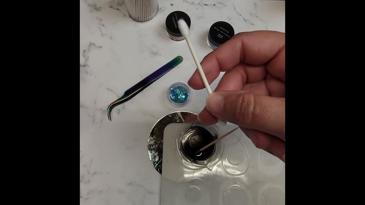 Galaxy earring tutorial