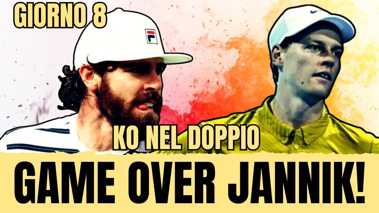 DELUSIONE IMMENSA: SINNER ELIMINATO...OPELKA NON  BASTA A SALVARE JANNIK! DJOKOVIC CHE FATICA!