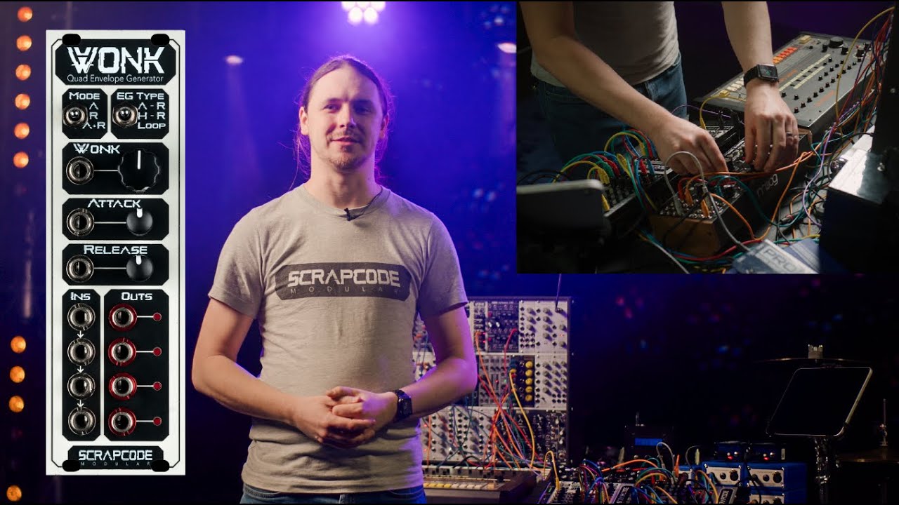 WONK - Quad Envelope Generator for Eurorack - Live Demo