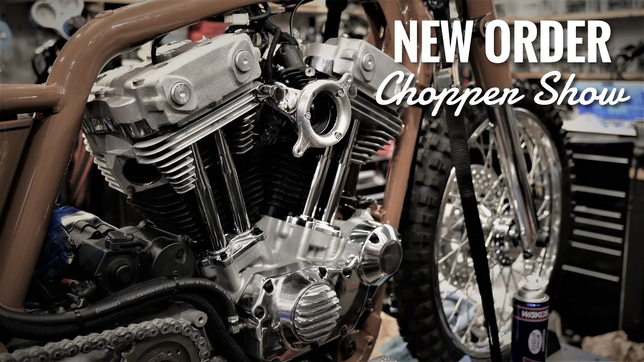 ⑧【NEW ORDER CHOPPER SHOW】S＆S製のボアアップキットを使用して883→1200ccへ エンジンオーバーホール EMD ポリッシュ加工