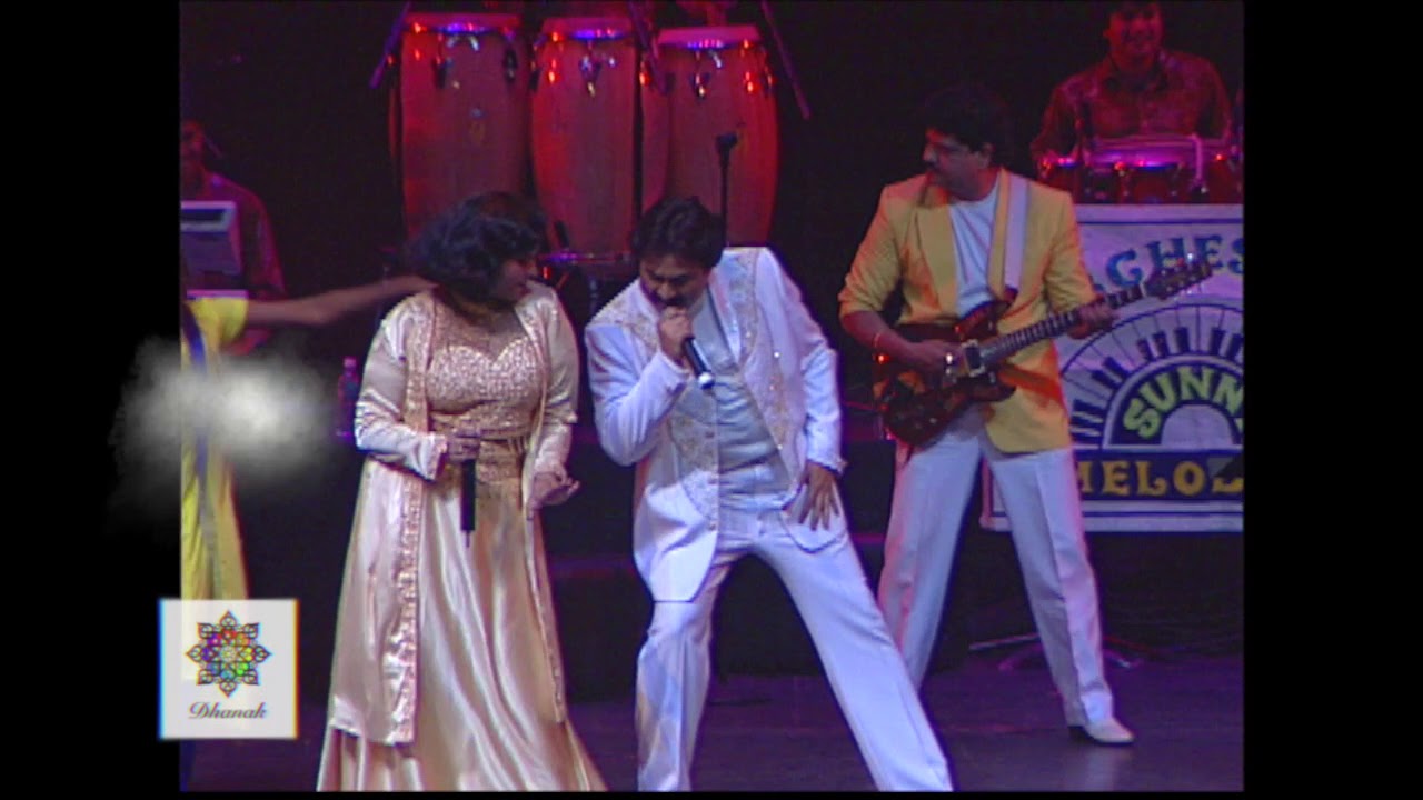 TERE CHUNRYA - Kumar Sanu & Uprna Live Performance in Orlando | HD | Dhanak TV USA)