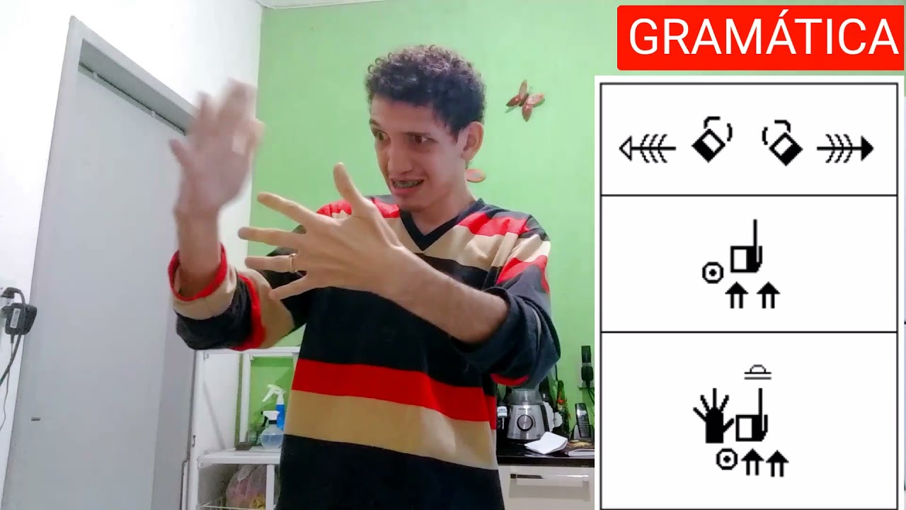 GRAMÁTICA ( 3 variações ) - SINAL EM LIBRAS