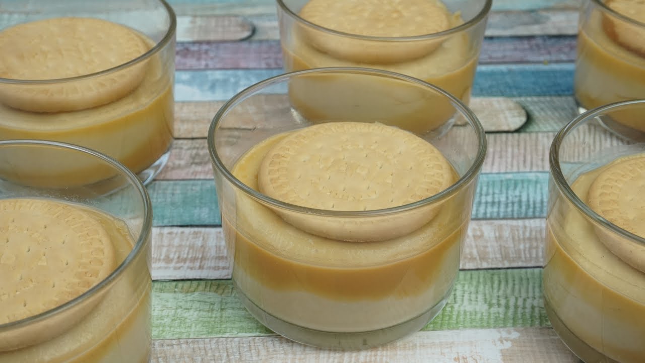 👉 Si tienes un paquete de galletas MARÍA podrás hacer este DELICIOSO POSTRE EN VASITO