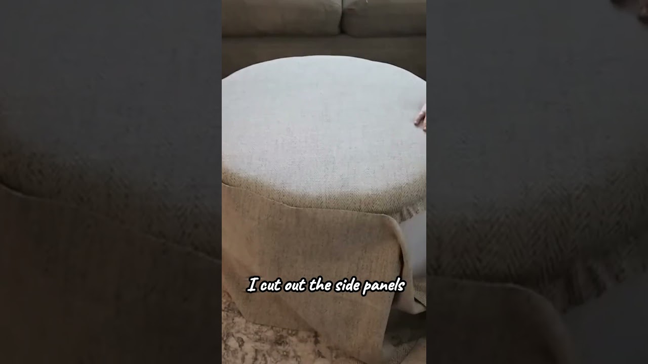 DIYing a High End $7500 Ottoman for Less! Pt.3