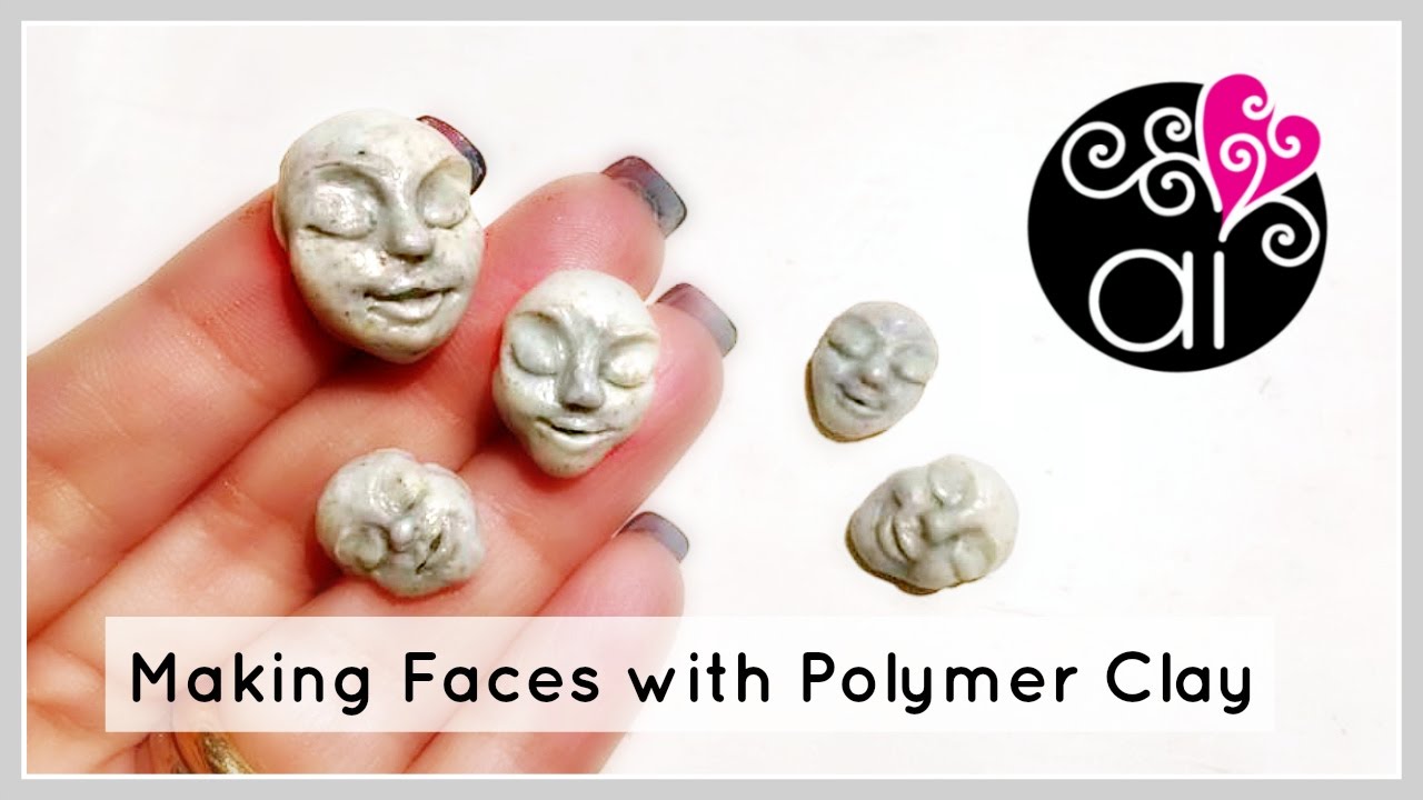 How To Sculpt Sleeping Faces in Polymer Clay | Tutorial