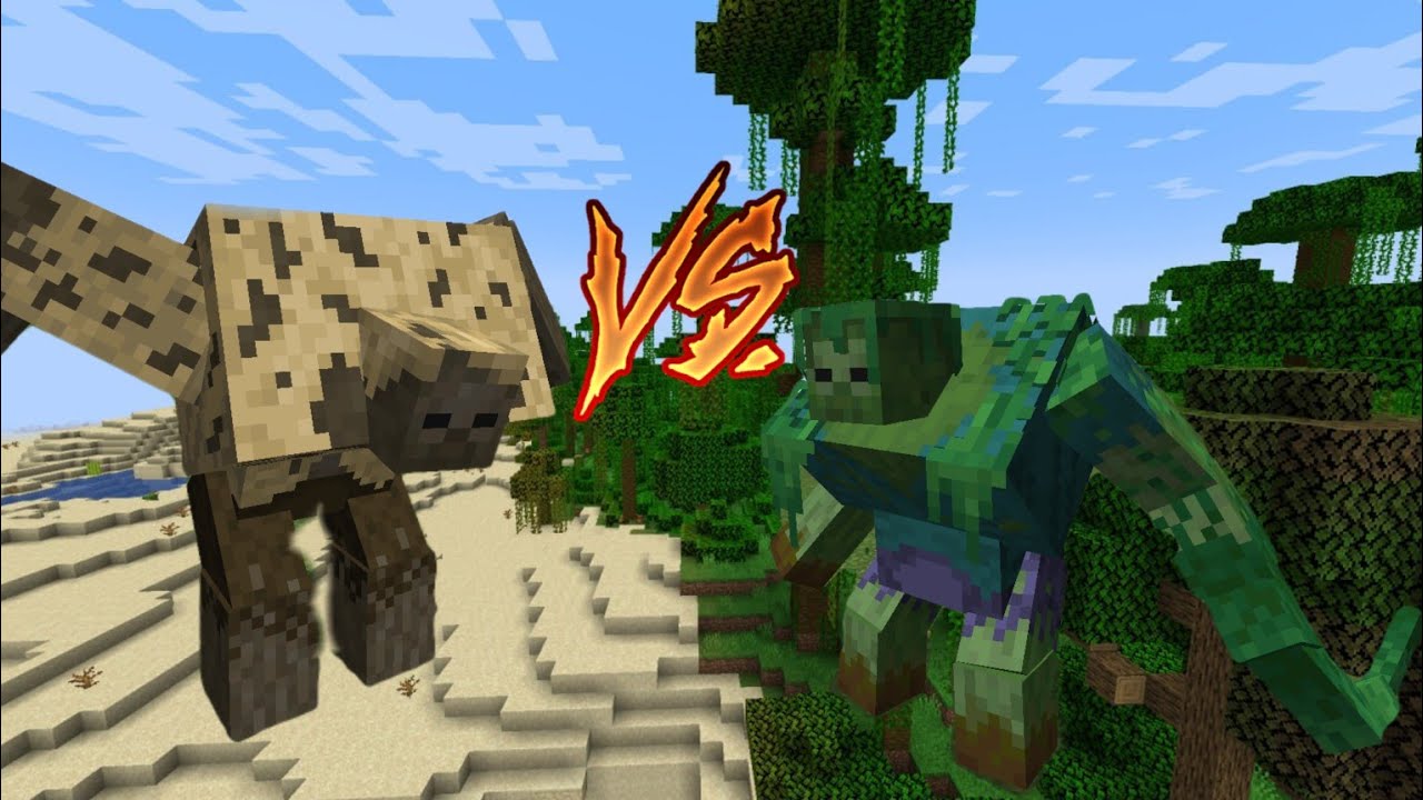 Mutant husk vs Mutant jungle zombie