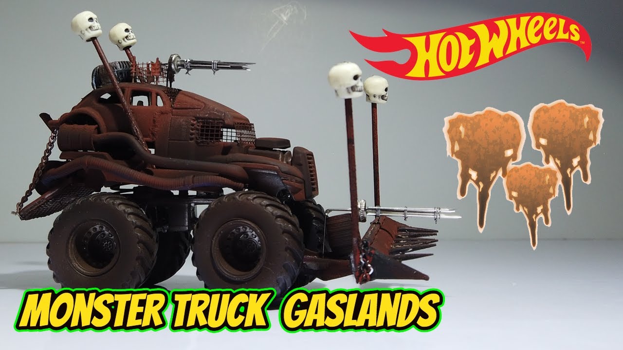 HOT WHEELS MONSTER TRUCK GASLANDS CUSTOM
