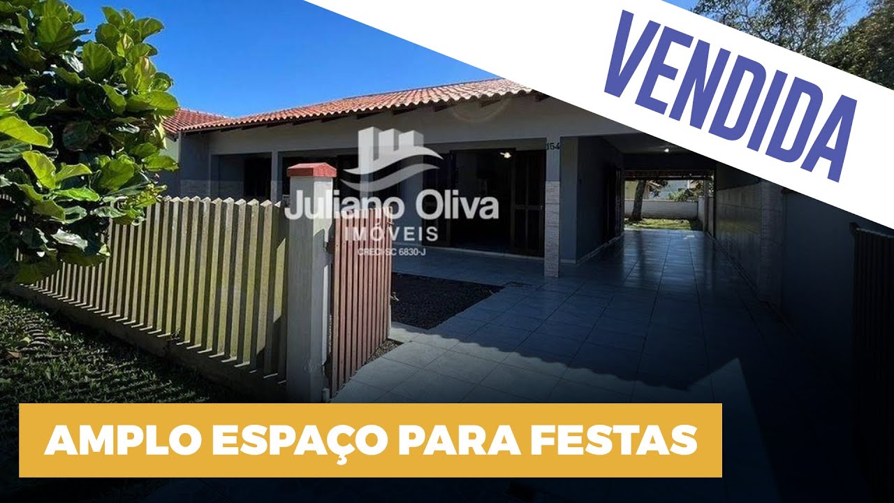 VENDIDA - CASA ESPAÇOSA A APENAS 300m DA PRAIA EM ITAPOÁ