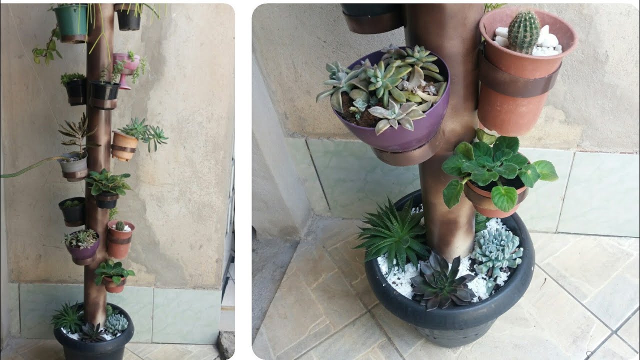 Como fazer um suporte para plantas!😊