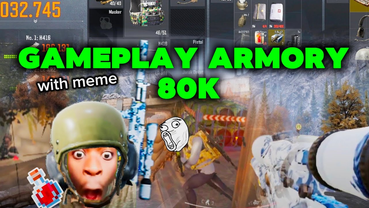 gameplay + meme | armory 80k to 1 million in season 12🤑