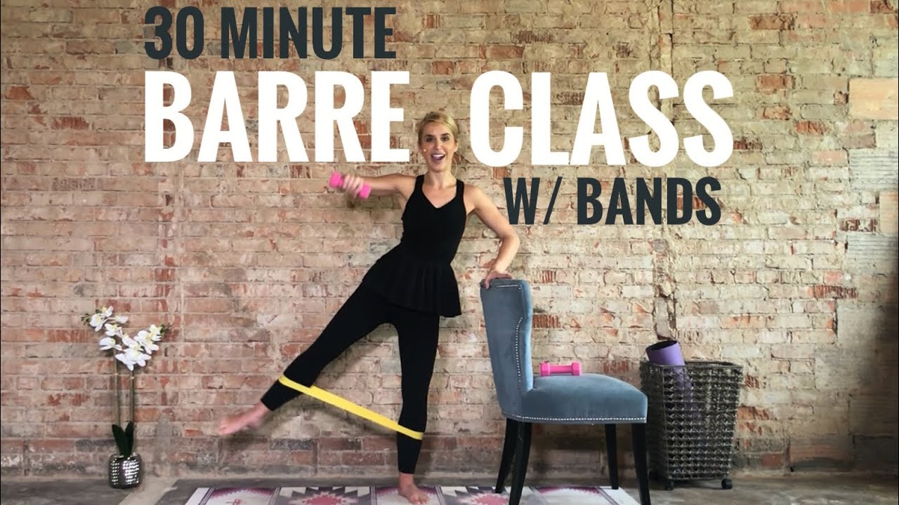 30-минутное занятие Barre с лентами
