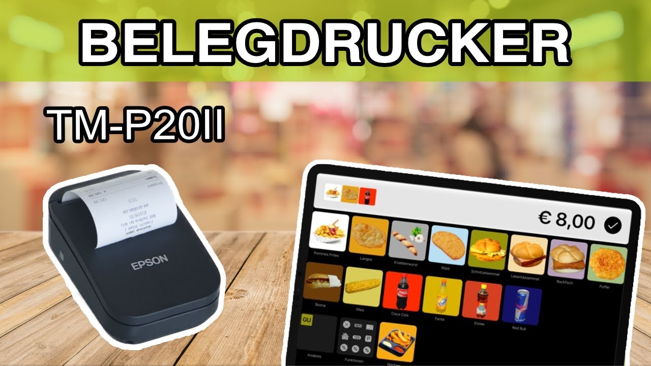 TM-P20II konfigurieren und mit QuickBon nutzen