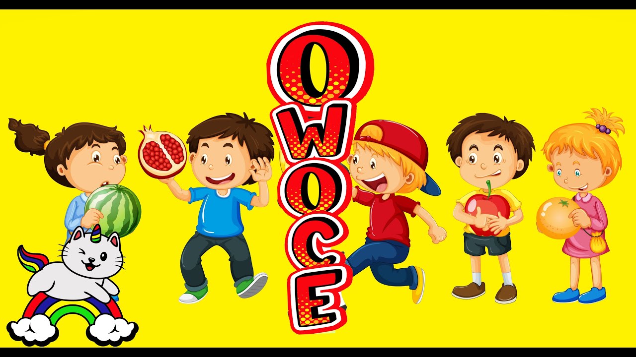 Nauka owoców dla dzieci   Owoce