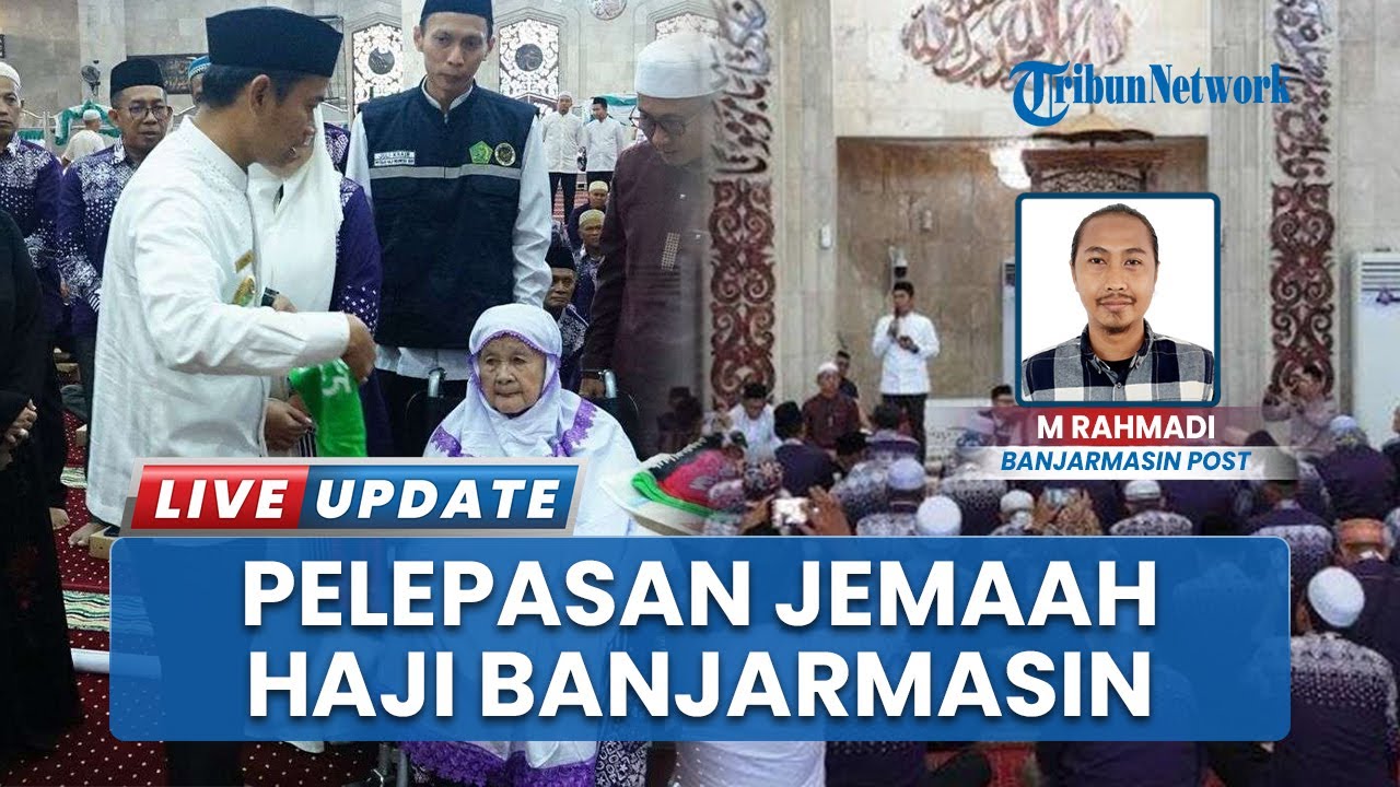 575 Jemaah Calon Haji Embarkasi Banjarmasin Siap Berangkat, Dilepas di Masjid Raya Sabilal Muhtadin