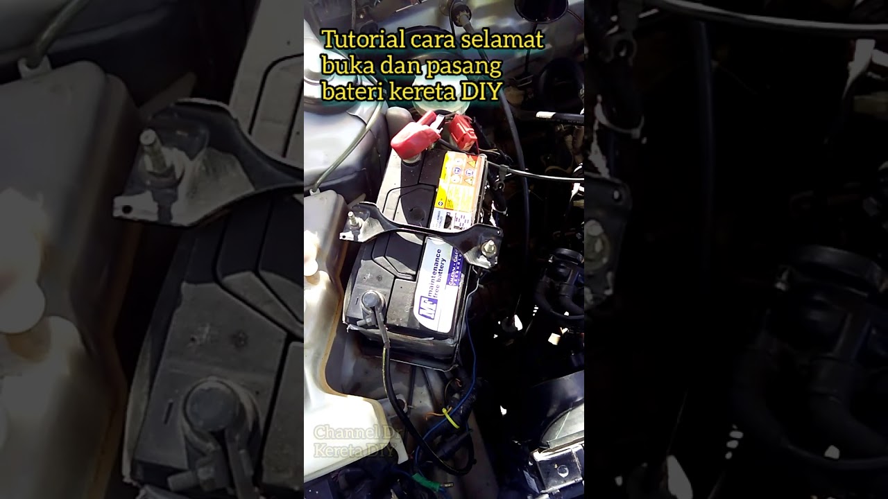 Tutorial DIY cara tukar bateri kereta dengan betul dan selamat