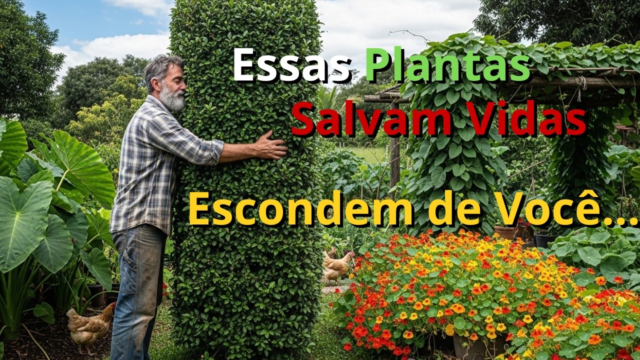 5 Plantas que podem Salvar Vidas e Escondem de você