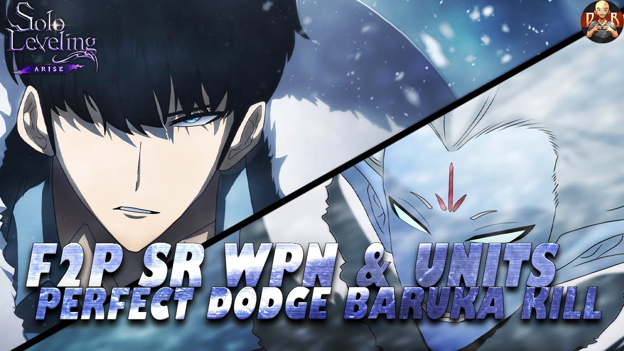 [Solo Leveling: Arise] - F2P SR's only PERFECT DODGE ULT on Baruka kill! All mechanics explained!