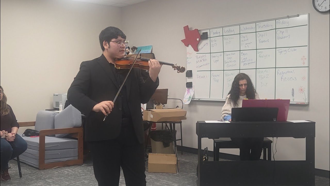 James Flores UIL 31 Jan 2026. All ones. Dmitri Kabalevsky Concerto in C Major, Op. 48 (2nd Movememt)