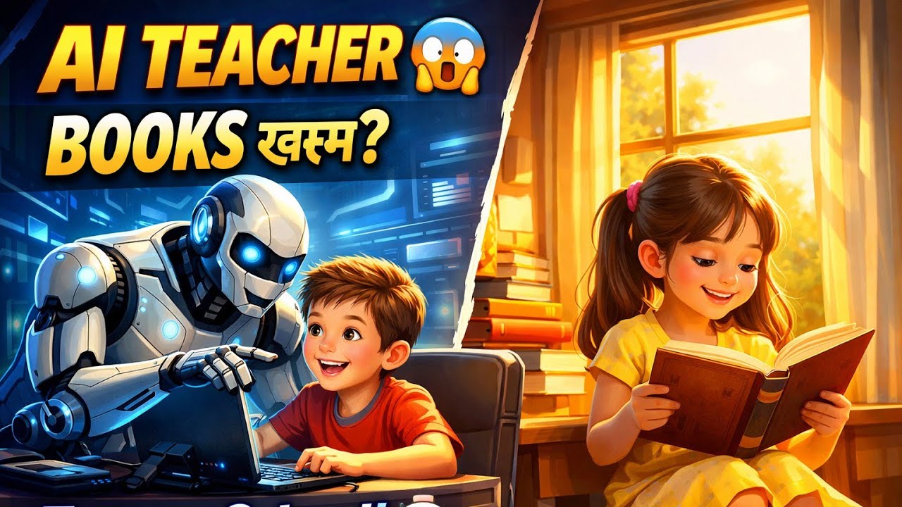 AI टीचर 🤖 | क्या किताबें खत्म हो जाएंगी? 😱