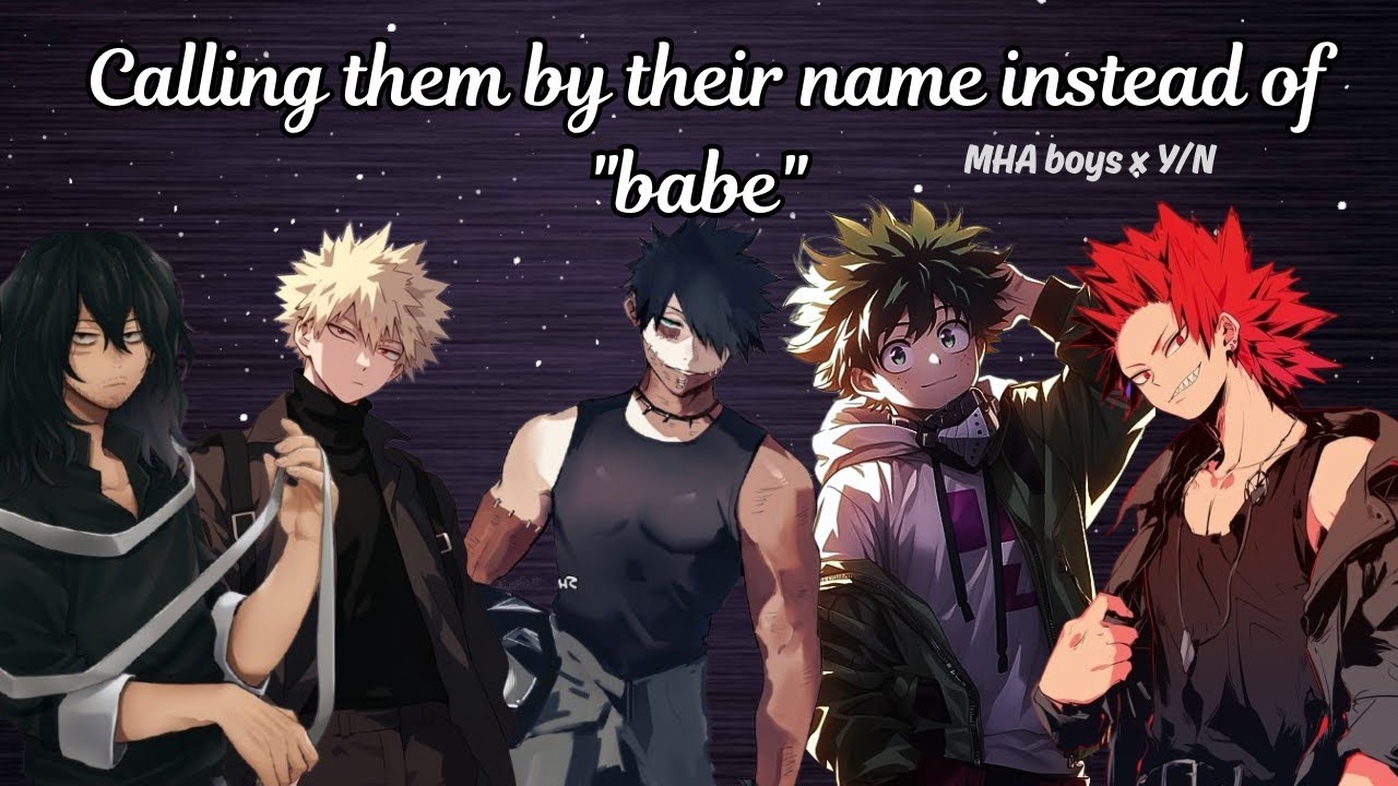 When you call them by their name instead of 