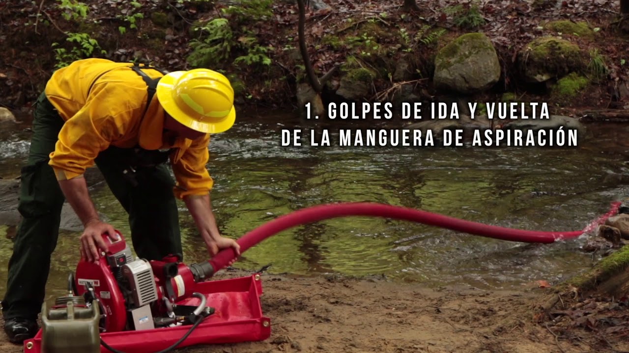 OPERACIONES DE LA BOMBA MARK-3® - 03 - COMO CONECTAR LA MANGUERA Y CEBAR LA BOMBA