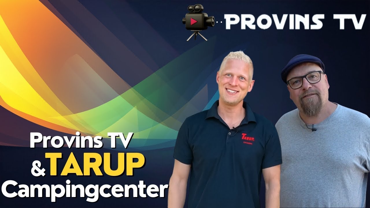 🎥 Provins TV p&aring; bes&oslash;g i Tarup Campingcenter - inspiration, gode r&aring;d & udstyr