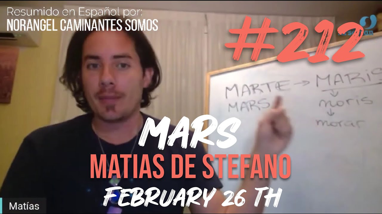 #212 МАРС — 26 ФЕВРАЛЯ #matíasdestefano5