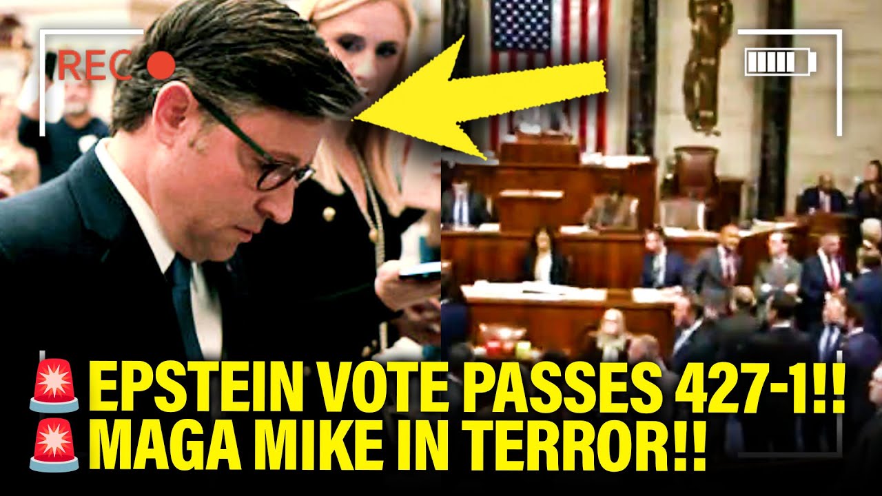 MAGA Mike IN UTTER TERROR as Epstein VOTE PASSES