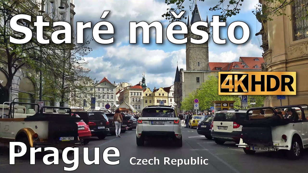Driving Tour | Prague - Staré město | 4K HDR