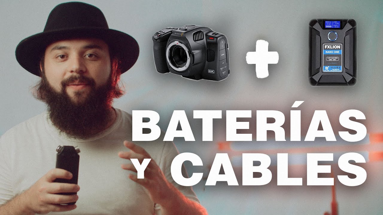 BlackMagic pocket Cinema Camera 4k y 6K PRO 🤠 | BATERÍAS y CABLES
