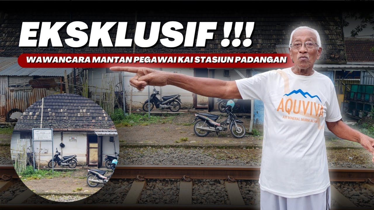 PENGAKUAN MANTAN PENSIUNAN KAI STASIUN PADANGAN DULU PUNYA 4 JALUR TERPAKSA DIMATIKAN !