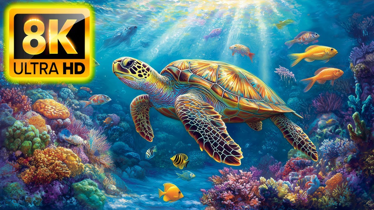 Underwater World 8K ULTRA HD &ndash; Marine Life, Sea Animals and Coral Reef