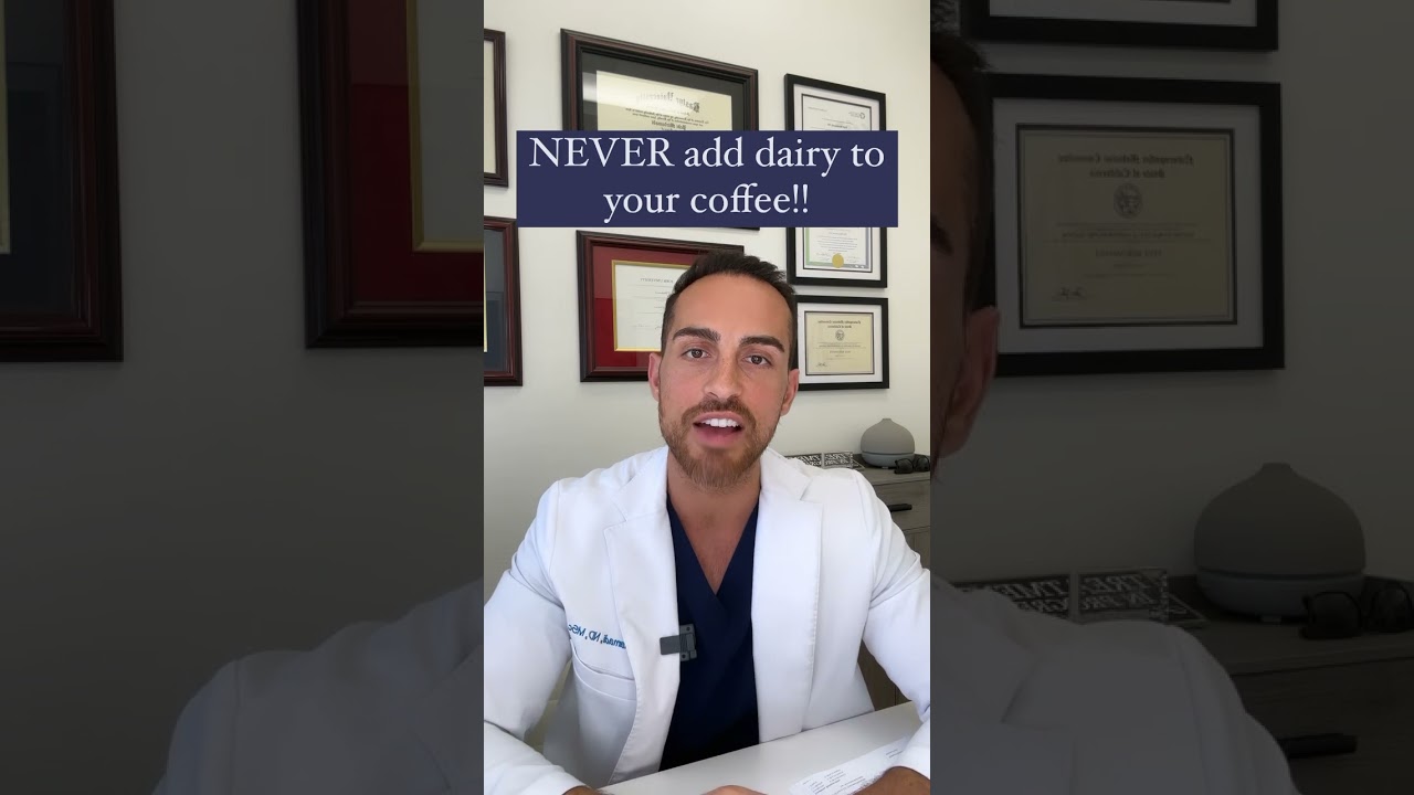 NEVER Add Dairy To Your Coffee! #coffee #dairy #breakfast