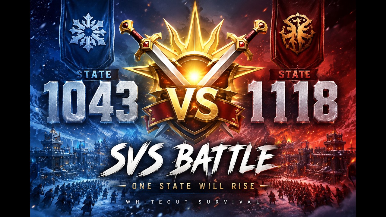 ☀️STATE 1043 vs 1118 | SVS CASTLE BATTLE | Whiteout Survival☀️
