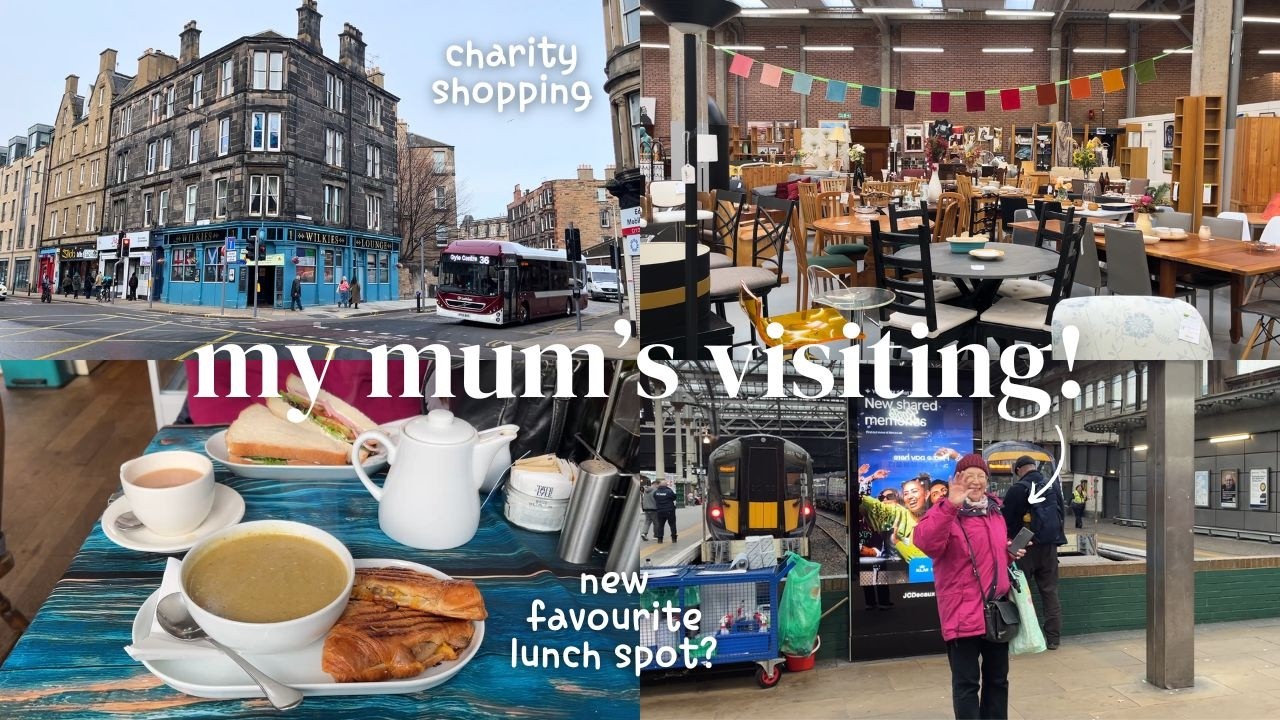 Hang out with my mum and me | visiting a new cafe & charity shopping