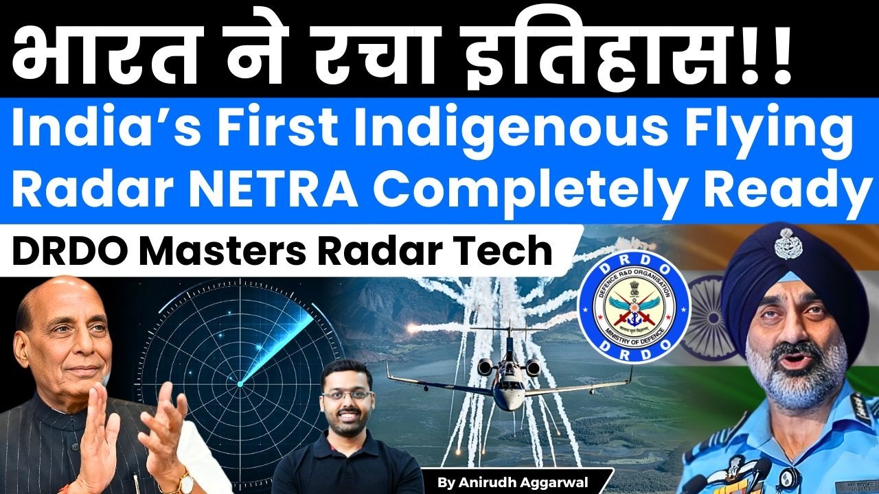 India&rsquo;s First Indigenous Flying Radar NETRA AWACS Completely Ready. DRDO Masters Radar Tech.