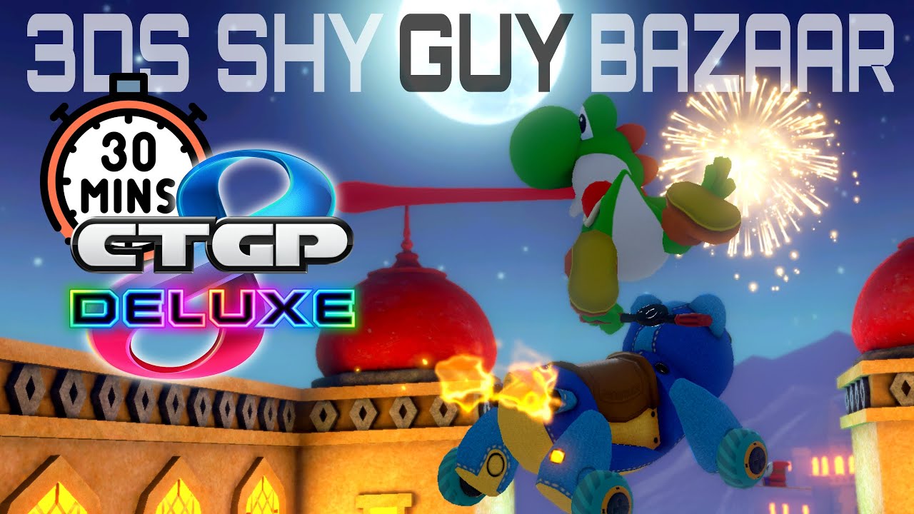 30 MINUTES DE NOUVELLES STRATS #04 - CTGP DELUXE (MK8D Mod) | 3DS Shy Guy Bazaar