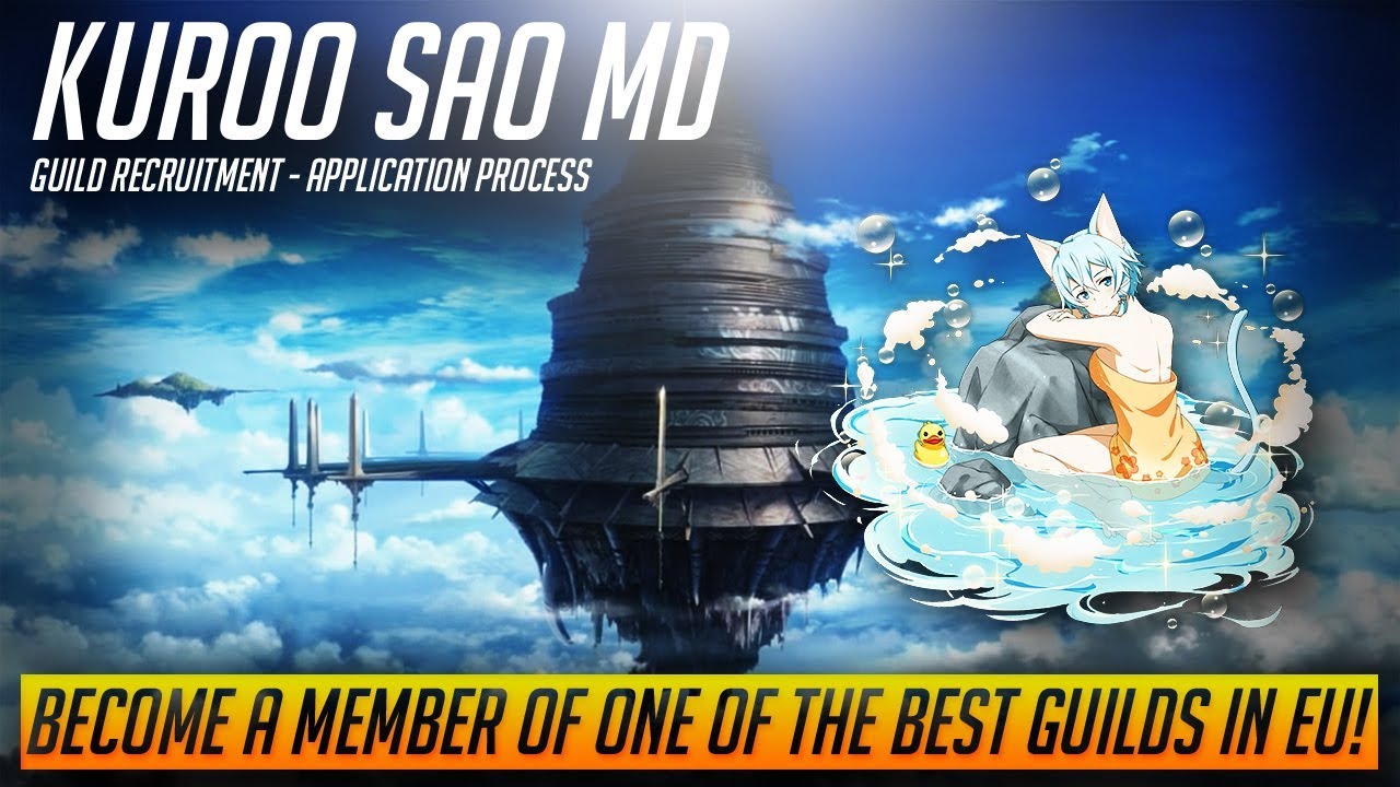 Sword Art Online (Memory Defrag) - GUILD APPLICATION PROCESS FOR ONE OF THE BEST EU GUILDS - W.A.O.